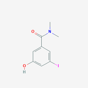 3-Hydroxy-5-iodo-N,N-dimethylbenzamide