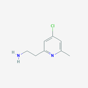 2-(4-Chloro-6-methylpyridin-2-YL)ethanamine