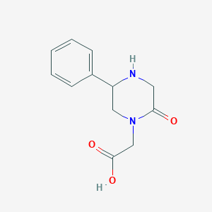 (2-Oxo-5-phenyl-piperazin-1-YL)-acetic acid