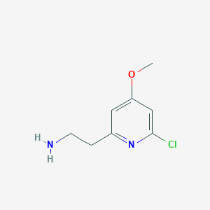 2-(6-Chloro-4-methoxypyridin-2-YL)ethanamine