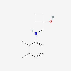 1-{[(2,3-Dimethylphenyl)amino]methyl}cyclobutan-1-ol