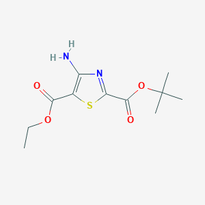 2-O-tert-butyl 5-O-ethyl 4-amino-1,3-thiazole-2,5-dicarboxylate