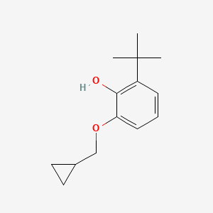 2-Tert-butyl-6-(cyclopropylmethoxy)phenol