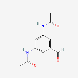 N-[3-(Acetylamino)-5-formylphenyl]acetamide