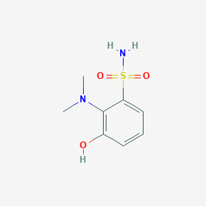 2-(Dimethylamino)-3-hydroxybenzenesulfonamide