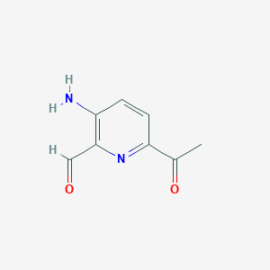 6-Acetyl-3-aminopyridine-2-carbaldehyde