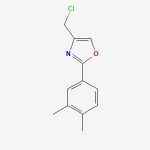 4-(Chloromethyl)-2-(3,4-dimethylphenyl)-1,3-oxazole