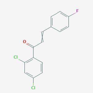 1-(2,4-Dichlorophenyl)-3-(4-fluorophenyl)prop-2-en-1-one