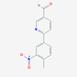 6-(4-Methyl-3-nitrophenyl)nicotinaldehyde