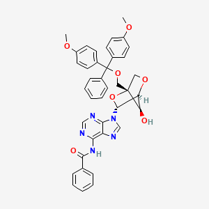 N-[9-[(1S,3R,4S,7R)-1-[[bis(4-methoxyphenyl)-phenylmethoxy]methyl]-7-hydroxy-2,5-dioxabicyclo[2.2.1]heptan-3-yl]purin-6-yl]benzamide