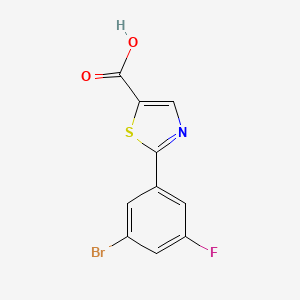 2-(3-Bromo-5-fluoro-phenyl)-thiazole-5-carboxylic acid