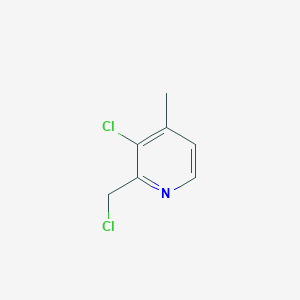 3-Chloro-2-(chloromethyl)-4-methylpyridine