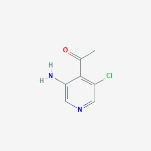 1-(3-Amino-5-chloropyridin-4-YL)ethanone