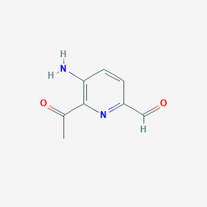 6-Acetyl-5-aminopyridine-2-carbaldehyde