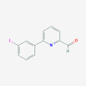 6-(3-Iodophenyl)pyridine-2-carbaldehyde