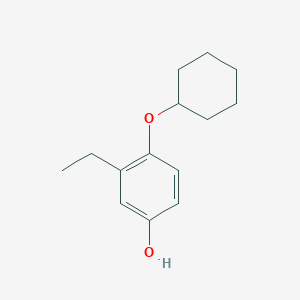 4-(Cyclohexyloxy)-3-ethylphenol