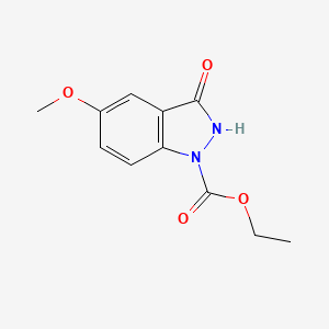 Ethyl 5-methoxy-3-oxo-2,3-dihydro-1H-indazole-1-carboxylate