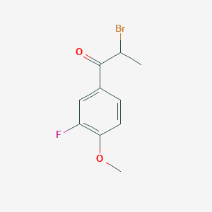 2-Bromo-3'-fluoro-4'-methoxy-propiophenone