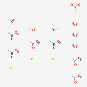 Acetic acid;iridium;acetate;hexahydrate