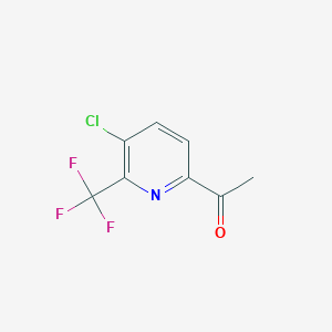 1-(5-Chloro-6-(trifluoromethyl)pyridin-2-yl)ethan-1-one