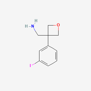 [3-(3-Iodophenyl)oxetan-3-YL]methylamine