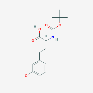 2-((Tert-butoxycarbonyl)amino)-4-(3-methoxyphenyl)butanoic acid