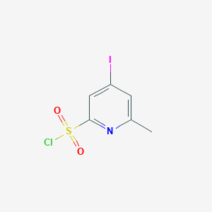 4-Iodo-6-methylpyridine-2-sulfonyl chloride