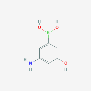 (3-Amino-5-hydroxyphenyl)boronic acid