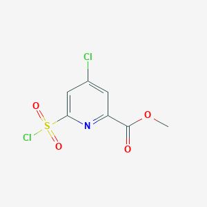 Methyl 4-chloro-6-(chlorosulfonyl)pyridine-2-carboxylate