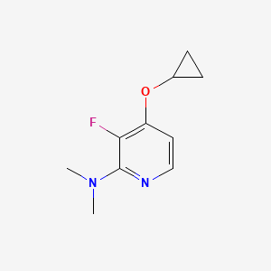 4-Cyclopropoxy-3-fluoro-N,N-dimethylpyridin-2-amine