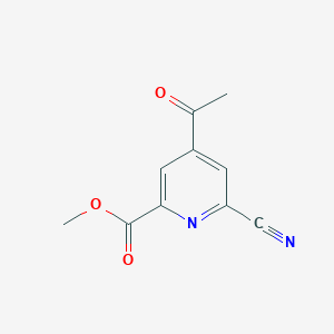 Methyl 4-acetyl-6-cyanopyridine-2-carboxylate