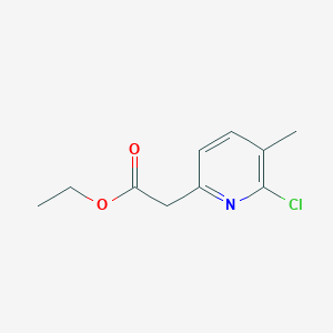 Ethyl (6-chloro-5-methylpyridin-2-YL)acetate