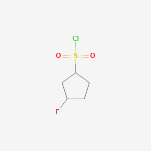 3-Fluorocyclopentane-1-sulfonyl chloride