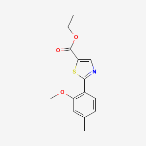 Ethyl 2-(2-methoxy-4-methylphenyl)thiazole-5-carboxylate