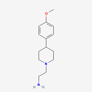 2-[4-(4-Methoxyphenyl)piperidin-1-YL]ethanamine