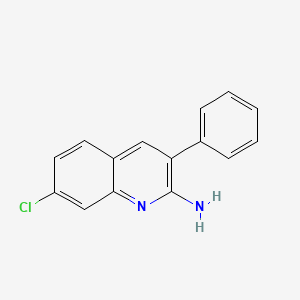 2-Amino-7-chloro-3-phenylquinoline