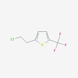 2-(2-Chloroethyl)-5-(trifluoromethyl)thiophene