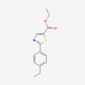 Ethyl 2-(4-ethylphenyl)thiazole-5-carboxylate