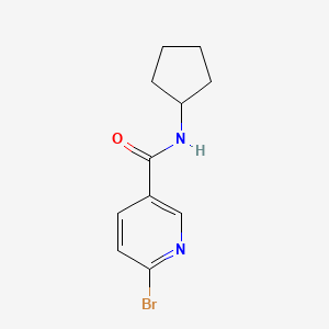 6-Bromo-N-cyclopentylnicotinamide