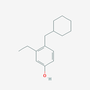 4-(Cyclohexylmethyl)-3-ethylphenol