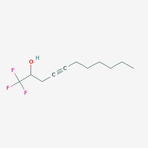 molecular formula C11H17F3O B1485681 1,1,1-Trifluoroundec-4-yn-2-ol CAS No. 2098091-86-0