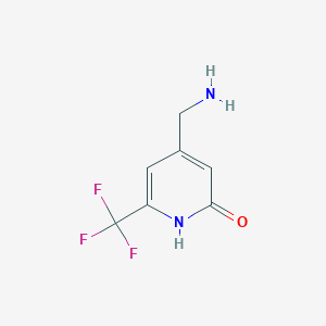 4-(Aminomethyl)-6-(trifluoromethyl)pyridin-2-OL