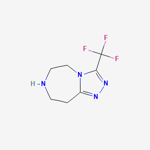 3-(Trifluoromethyl)-6,7,8,9-tetrahydro-5H-[1,2,4]triazolo[4,3-D][1,4]diazepine