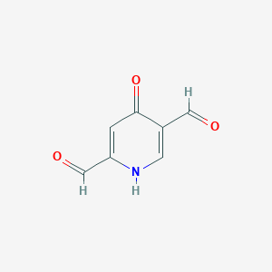 4-Hydroxypyridine-2,5-dicarbaldehyde