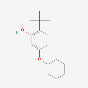 2-Tert-butyl-5-(cyclohexyloxy)phenol