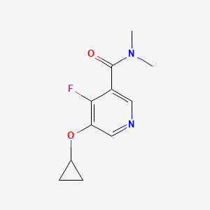 5-Cyclopropoxy-4-fluoro-N,N-dimethylnicotinamide