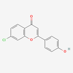 7-Chloro-2-(4-hydroxyphenyl)-4H-chromen-4-one