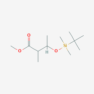 2-Methylbutanoic acid, 3-(t-butyldimethylsilyloxy)-, methyl ester