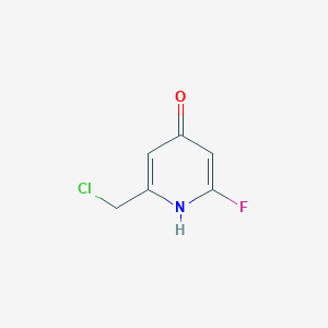 2-(Chloromethyl)-6-fluoropyridin-4-OL