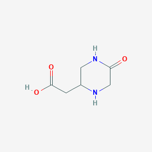 2-(5-Oxopiperazin-2-YL)acetic acid